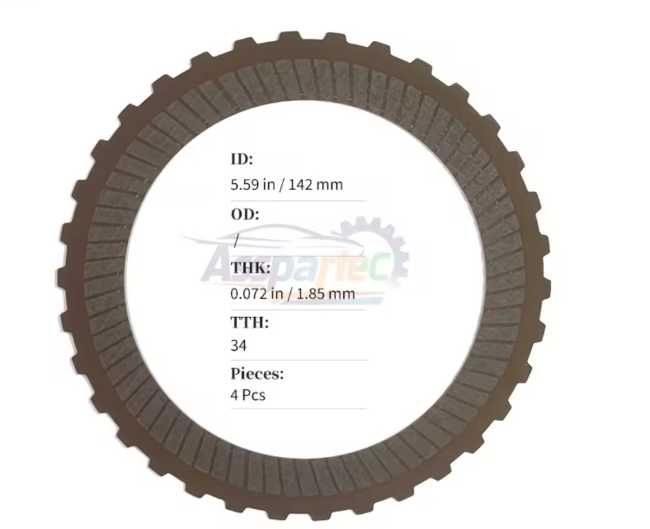 Комплект фрикційних дисків  DCT450 (MPS6)  08-up