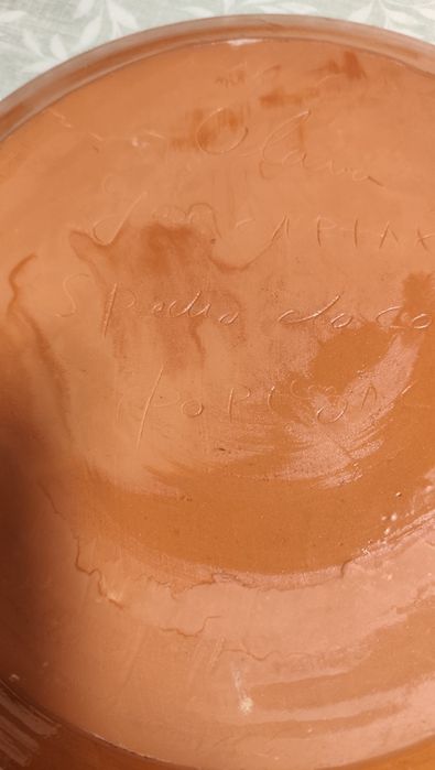 Prato pintado olaria portuguesa