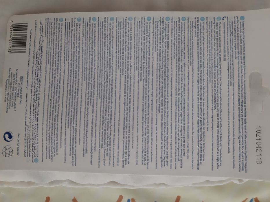 Escova para cabelo bebe chico