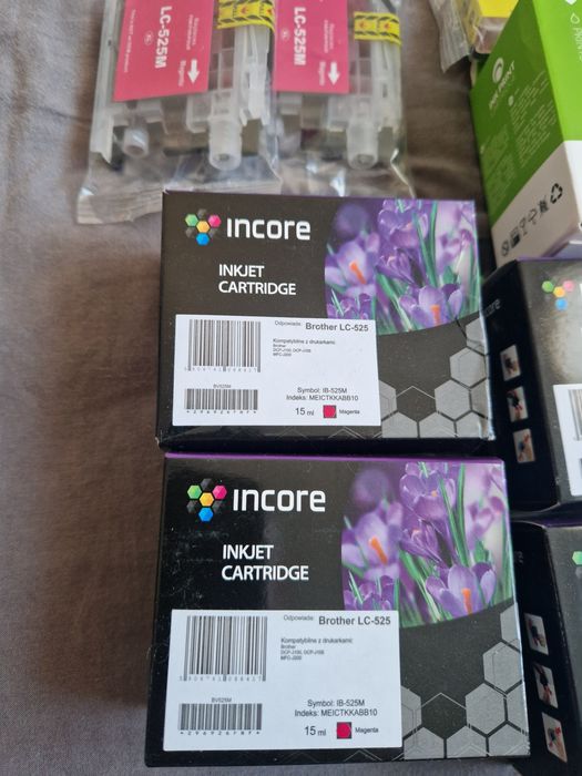 Tusze do Brother J105,  525, 529, 16 szt Szczecin
