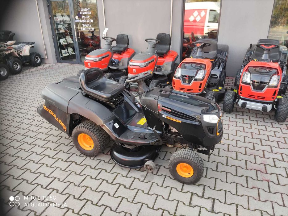 Traktorek kosiarka McCulloch Husqvarna 15 KM B&S  Automat kosz  Raty