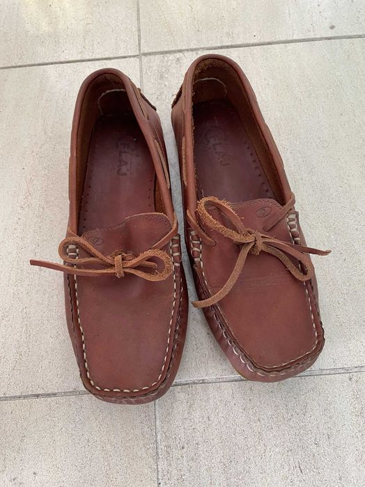 Sapatos mocassins castanhos, N.º 36