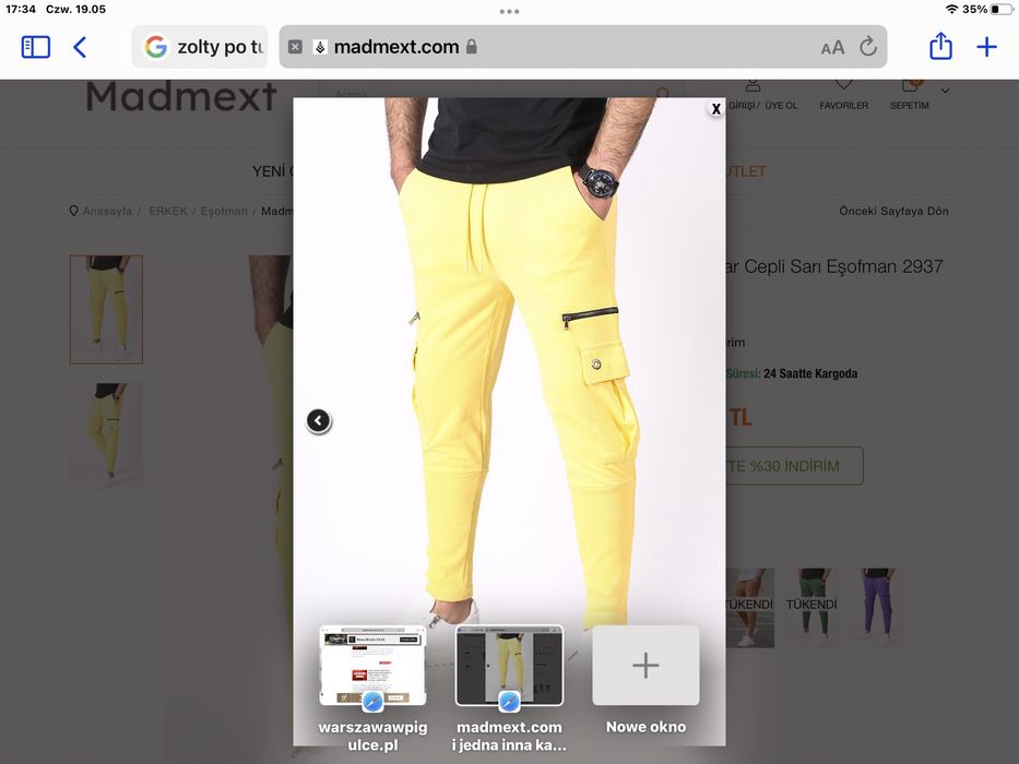 Spodnie unisex znanej firmy