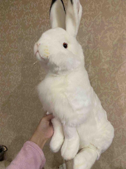 Мягкая игрушка Hansa  "Кролик сидячий белый 62см.