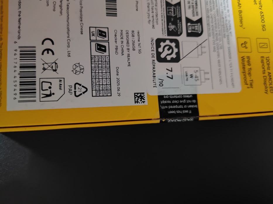 Realme 14T nowy nie otwierany 8GB/256