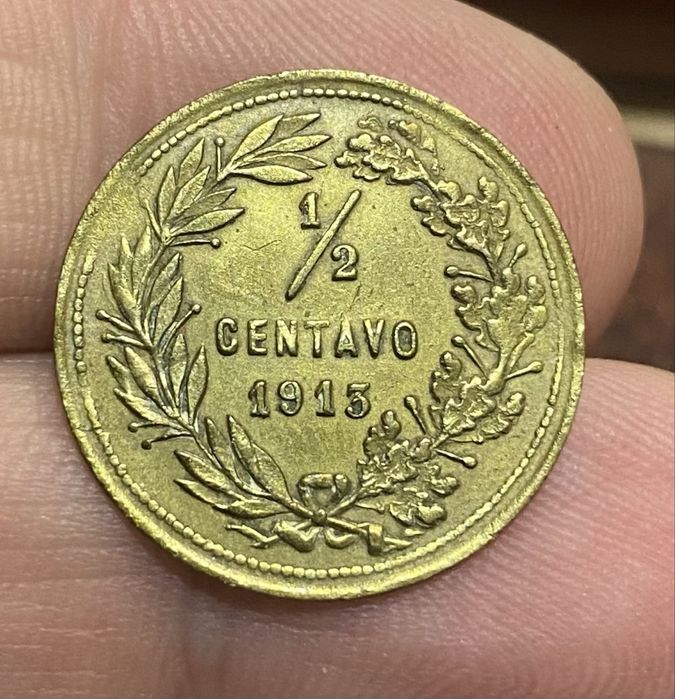 Ficha 1547 - 1/2 Centavo 1913