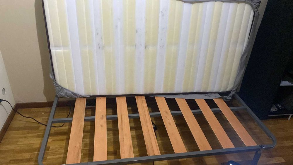 Cama Completa Solteiro + Guarda Roupa