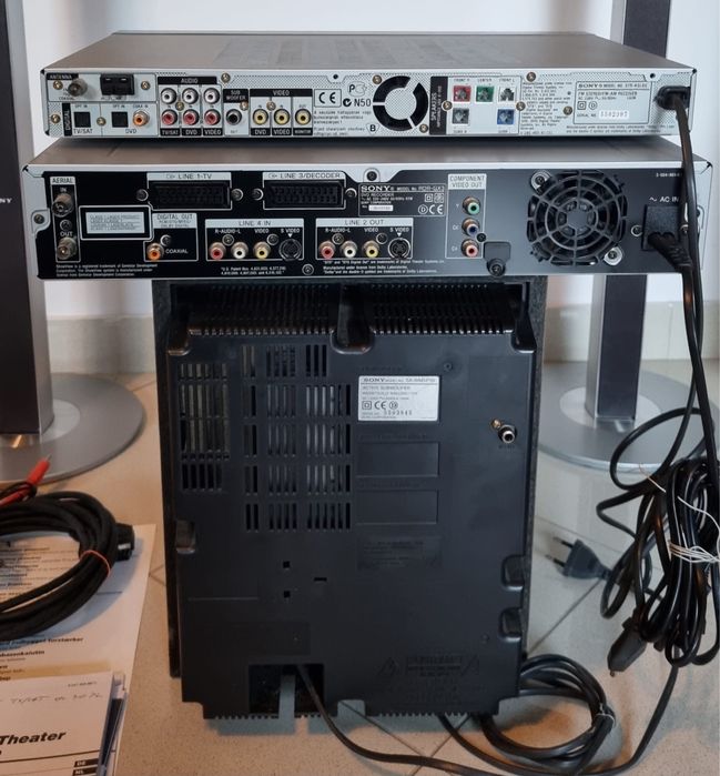 Kompletny, oryginalny zestaw kina domowego Sony Home Theater System