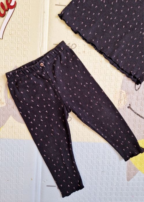 Костюм Zara Зара дівчинка 12-18 м 1-1,5 р штанці кофта