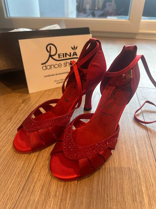 !! NOVO !! MANUEL REINA sapatos de dança exclusivos em couro !