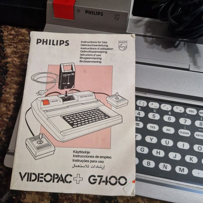 Konsola Philips videopac plus  g7400  Gry