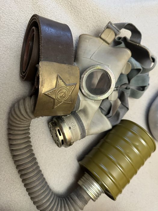 Протигаз радянський, фляга рядянська