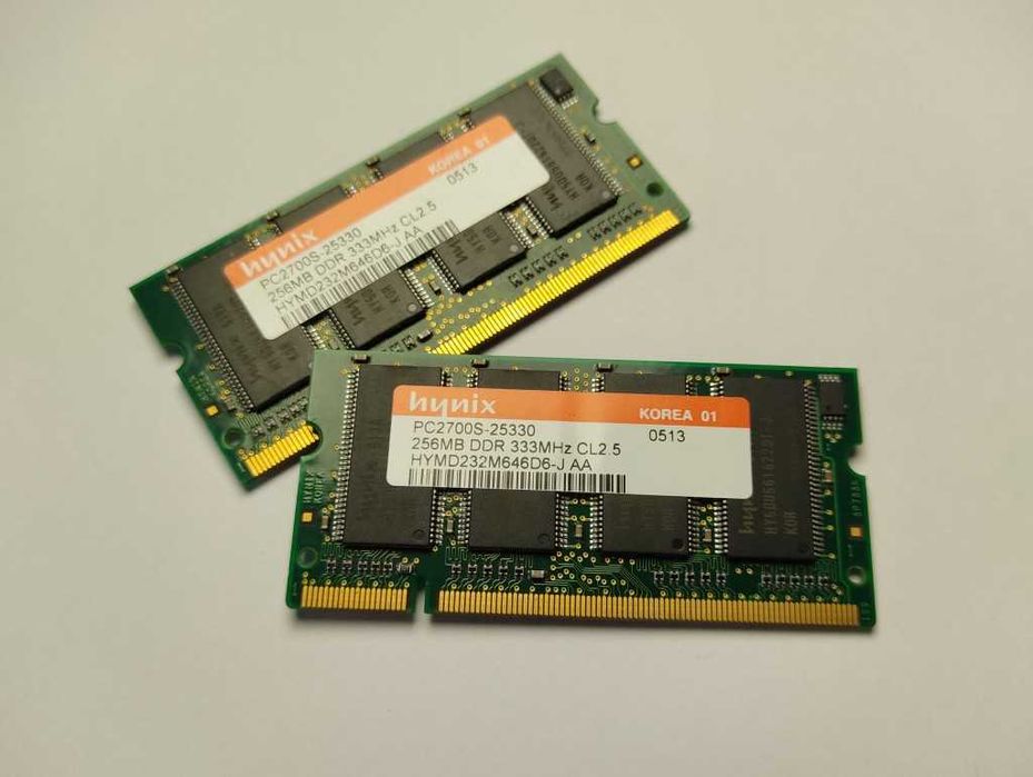 Memória RAM 2x 256MB PC2700  - Envio GRÁTIS