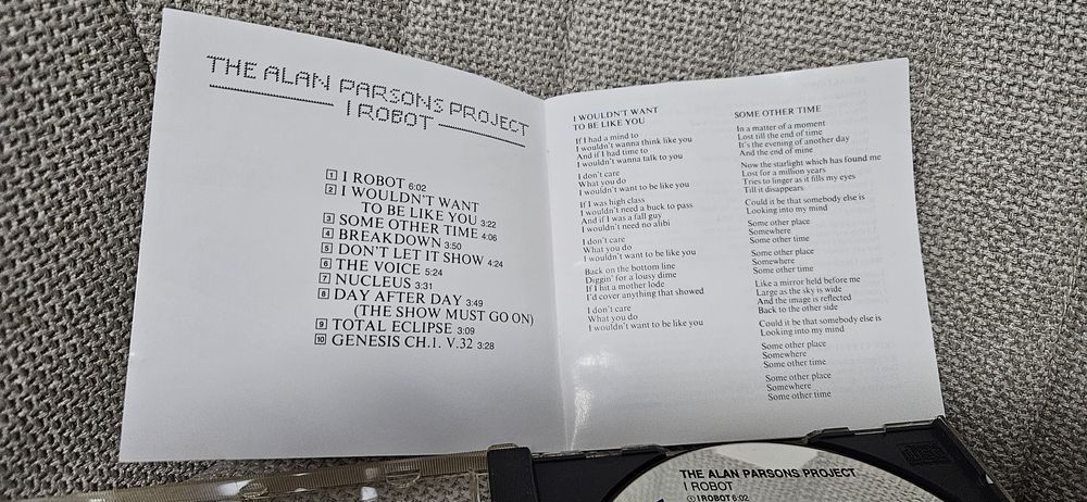 The Alan Parsons Project  - I Robot.