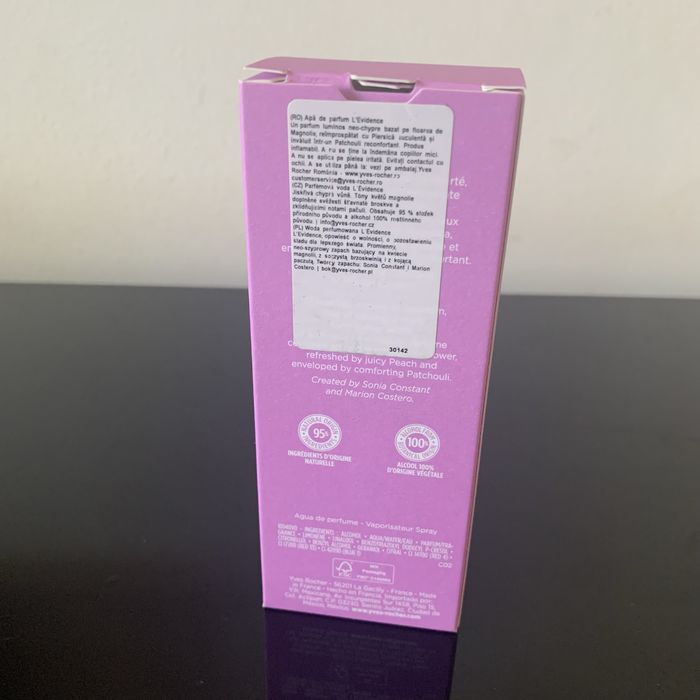 Woda perfumowana L’EVIDENCE 50 ml od Yves Rocher. Nowa.