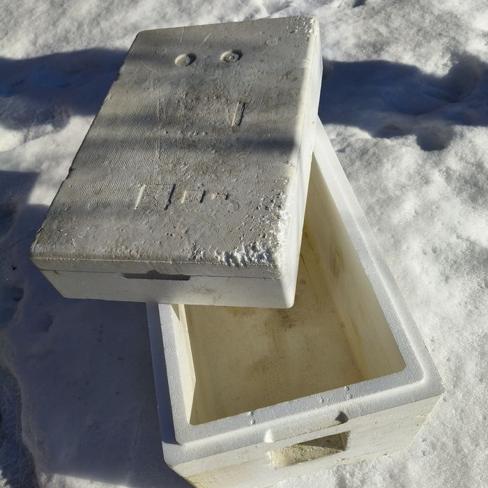 Domek styropianowy dla kota