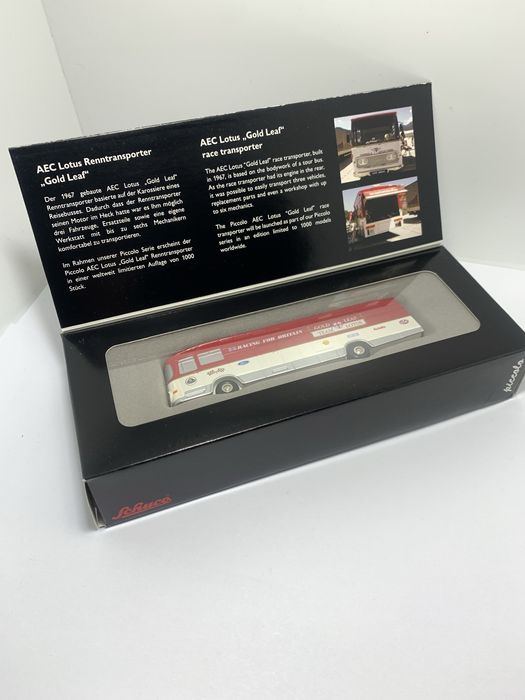 AEC Lotus Renntransporter Gold Leaf Schuco Piccolo 1:90