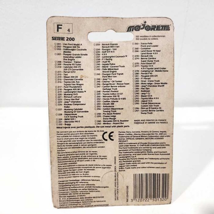 Majorette Top Chromes Chevy 57 Serie 250 Escala 1/64