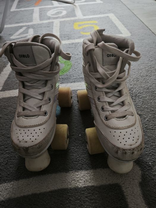 Patins criança brancos