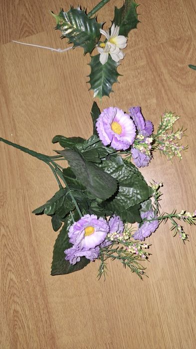 Zestaw bukiet sztucznych kwiatów duży