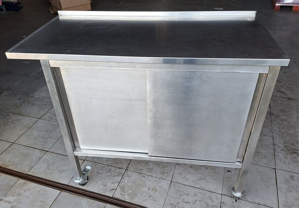 Bancada Inox com rodas