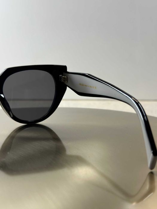 Prada PR 17WS Symbole чорні з білим / Окуляри Прада оригінал