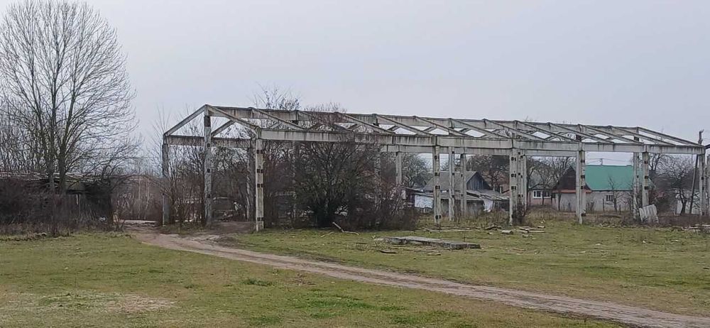 Ангар,Навіс,каркас ЖБИ. 12*36 метрів. Висота 4 метри.