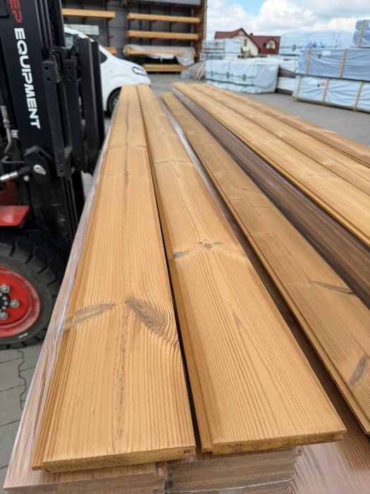 Thermo Sosna Elewacja Szczotkowana  19x142mm  AB