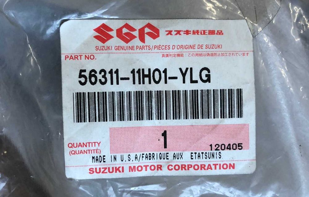 CARENAGEM FRONTAL PARA GUIADOR SUZUKI LT-A450X DE 2007 A 2010