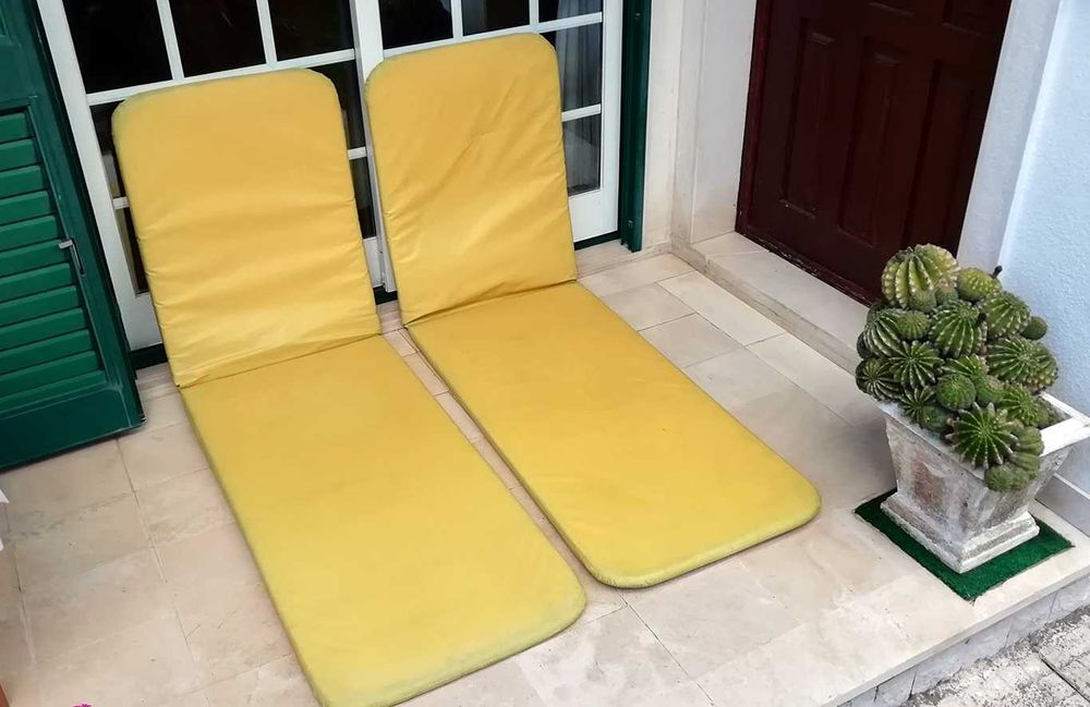 Esteiras espreguiçadeira Amarelas