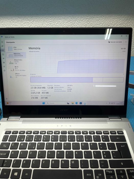 Vendo portátil Acer SP114-31