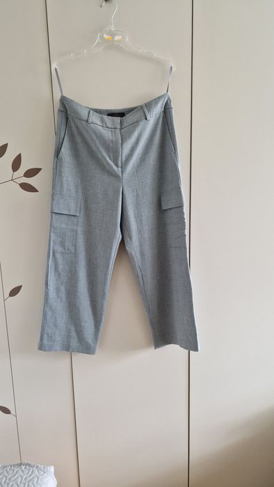 Wiosenne, letnie, jasno szare spodnie Next 40/42.