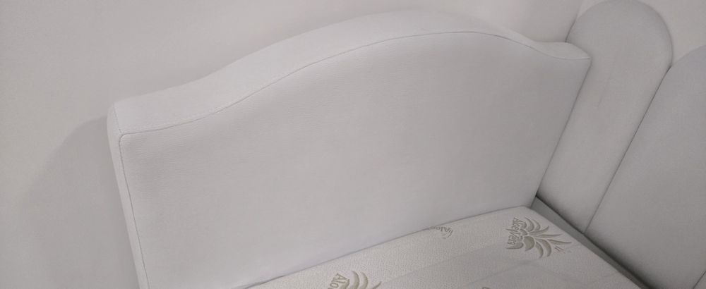 MEBLIK Royal White  łóżko z szufladą
