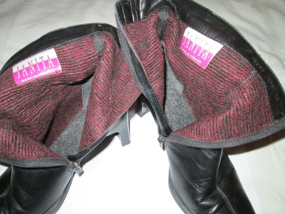 Продам сапоги женские кожаные Janita Finland