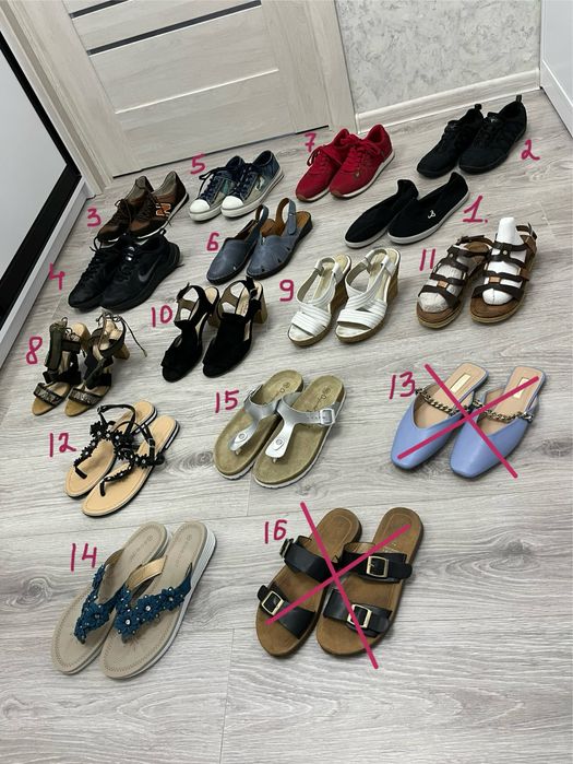 Взуття 37 38 39 босоніжки кросівки вʼєтнамки