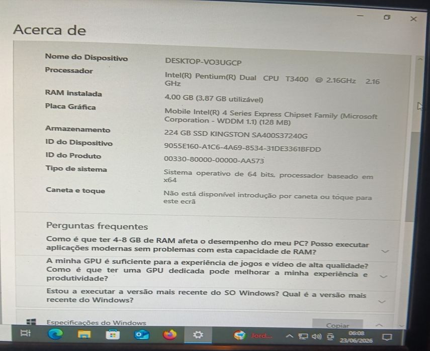 Mini PC Aopen Windows 10