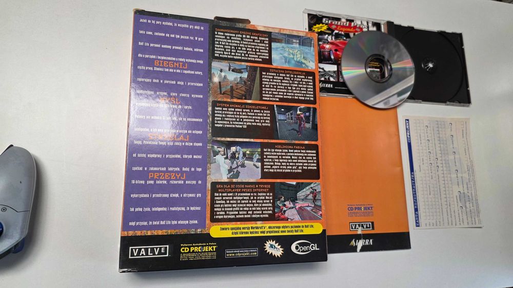 PC Half-life premierowe polskie CDP big box