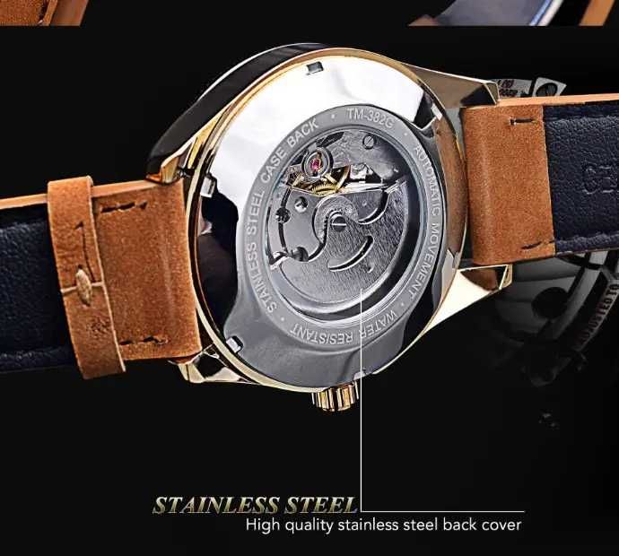 Мужские наручные оригинальные часы чоловічий механічний годинник часи