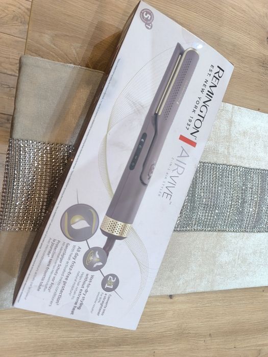 NOWY Remington AIRvive 2w1 suszarko-prostownica | Jonizacja