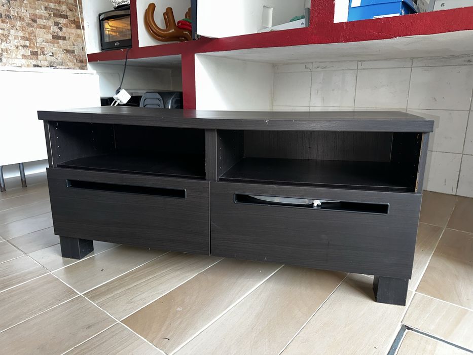 Movel tv castanho escuro