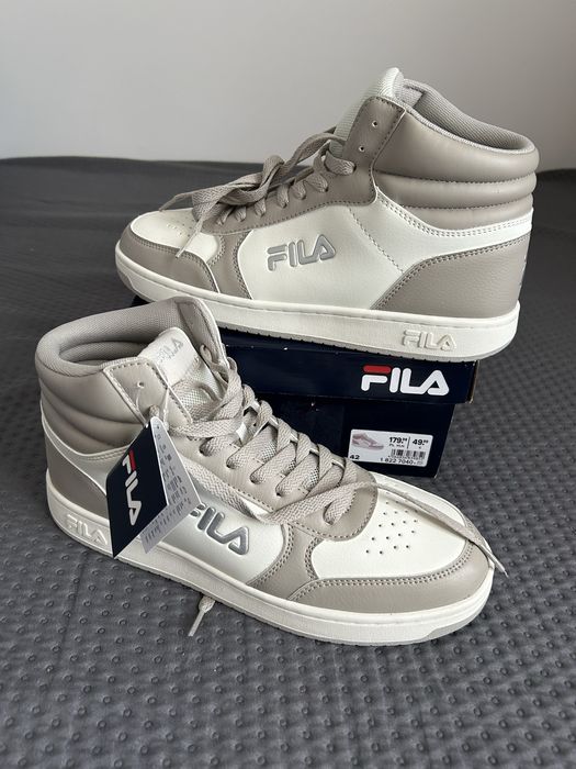 Nowe buty Fila 42 sneakersy za kostkę białe