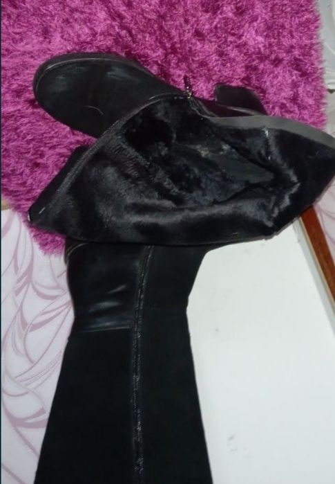 Зимові чоботи жіночі замшеві