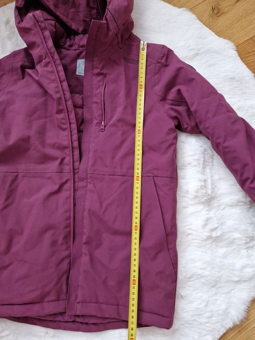 Kurtka przejściowa dziewczęca fioletowa z kapturem 128 Regatta