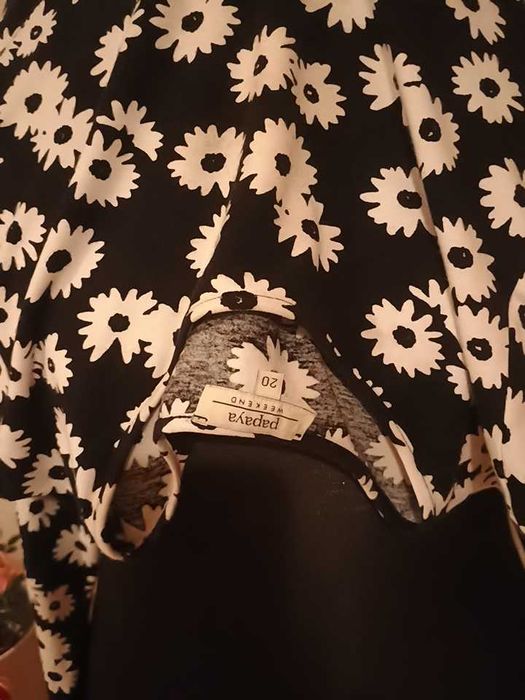 Tunika (sukienka) Biała Łączka,   R 48, RABAT, Darmowa dostawa.