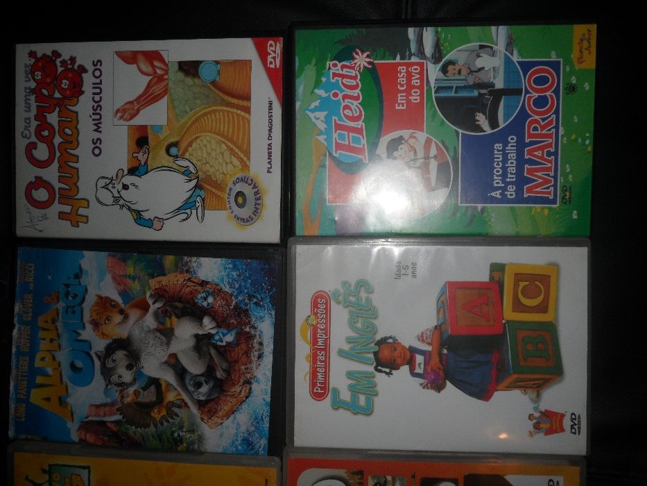 DVD de animação infatil originais