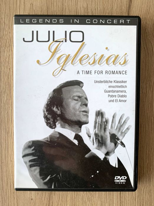 A Time For Romance - Julio Iglesias, płyta dvd, 2004. Legends in concert