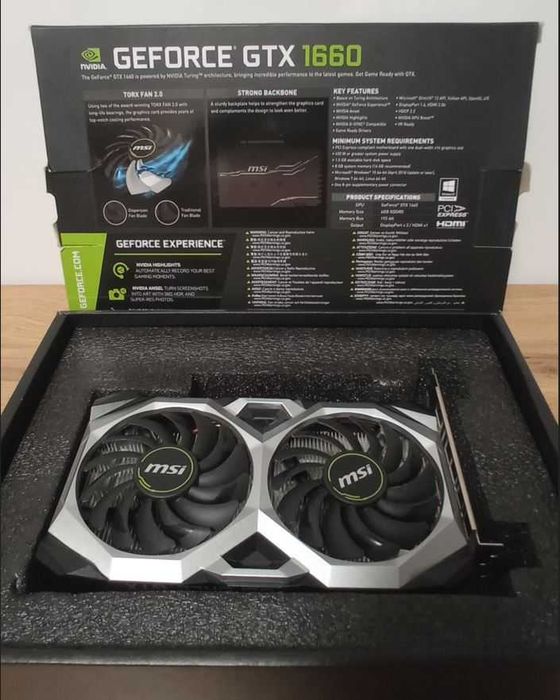 Karta graficzna MSI GeForce GTX1660 Ventus XS Zmysłówka • OLX.pl