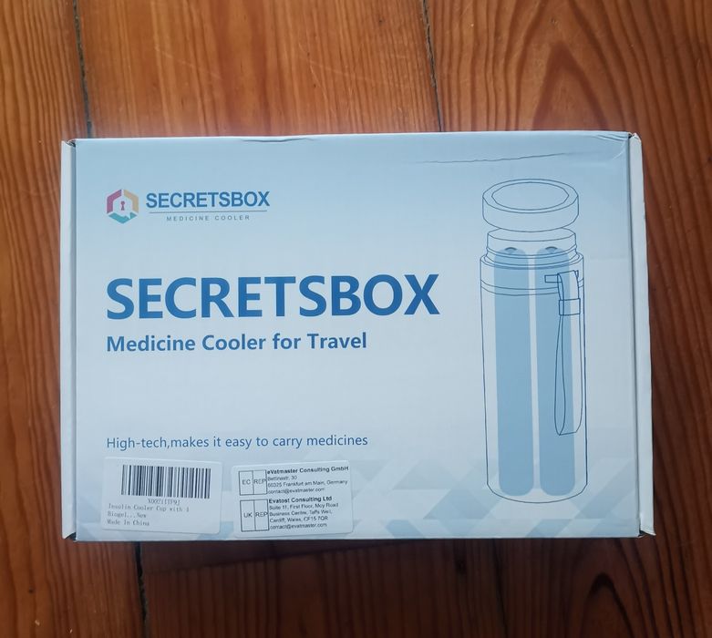 Estojo refrigerador de medicamentos (insulina)