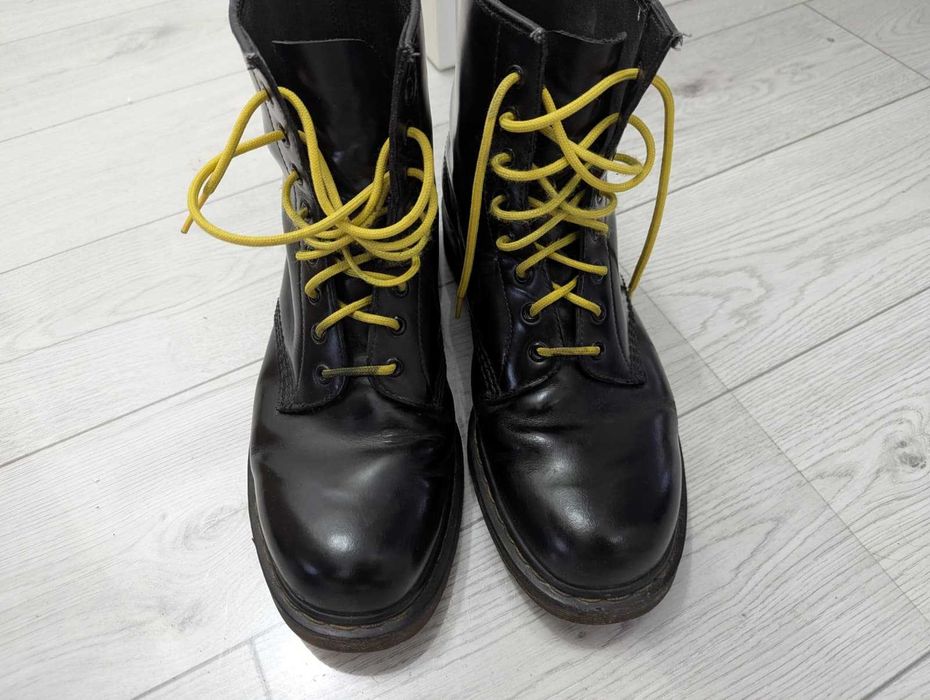 Buty Martens czarno-żółte 1460 rozmiar 46