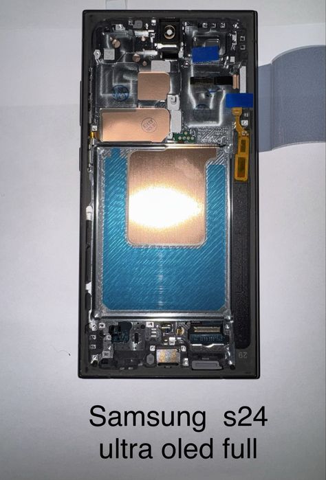 Дисплей Samsung Galaxy S24 Ultra OLED з рамкою чорний